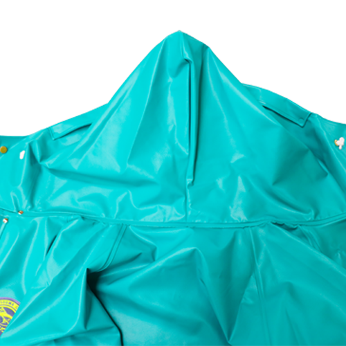 ミツウマ シーハリヤ― エメラルドグリーン 襟付きパーカー