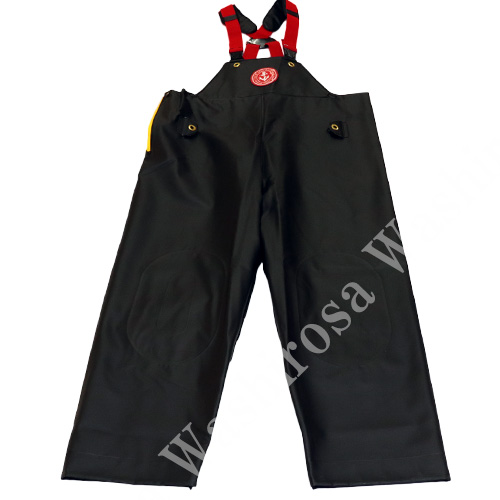 水産合羽 タフブラック BLACK 0.6mm クラフテル 胸付ズボン